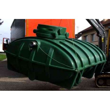 Récupérateur eau de pluie 3500 litres enterré avec pompe immergée intégrée