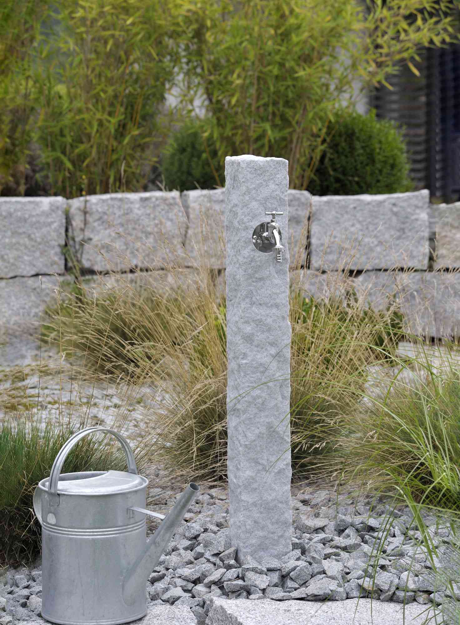 Fontaine de Jardin en Polyéthylène 100 cm Wood Imitation Bois