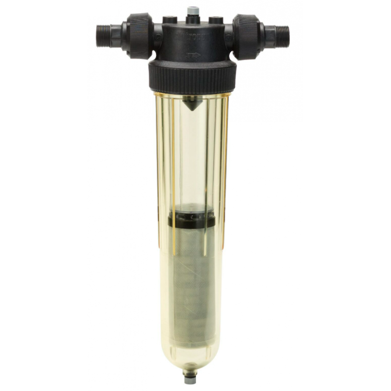 Double filtre eau domestique TIO Cintropur avec tamis filtrant en 25 microns