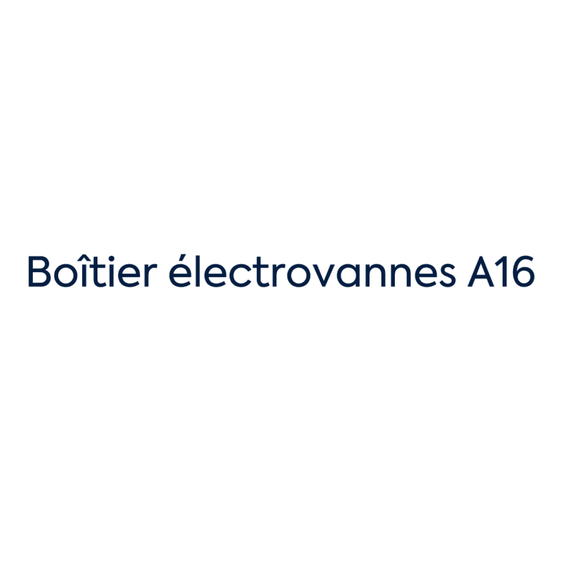 Boîtier électrovannes A16