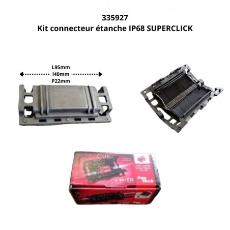 Kit connecteur étanche IP68 SUPERCLICK