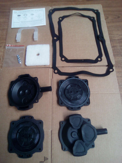 Kit membranes clapets et filtre SECOH JDK-S-150 à JDK-S-500 pour réparation compresseur