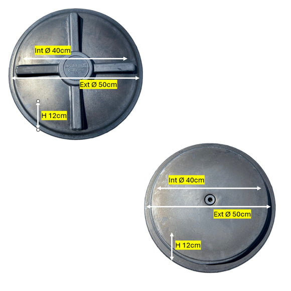 Couvercle noir Cuve aérienne POWER Aereau