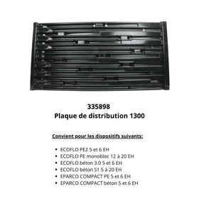 Plaque de distribution 1300