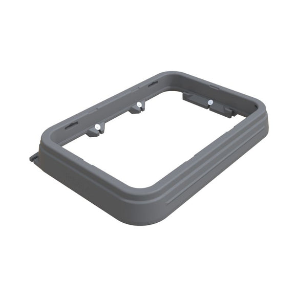 Réhausse rectangulaire grise Premier Tech