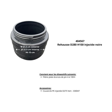 Réhausse Filière Plate Ecorce de pin 4-10EH - EPARCO - 0