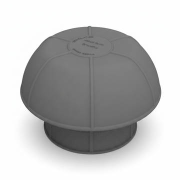 Chapeau de ventilation simple D100 ardoise