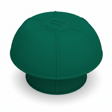 Chapeau de ventilation simple D100 vert