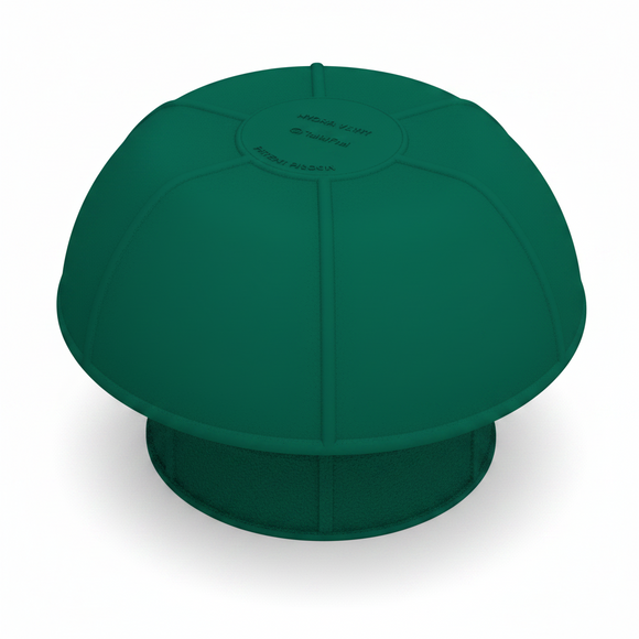 Chapeau de ventilation simple D100 vert