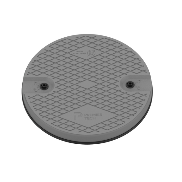 Couvercle PE Injecté D400 Gris - Version 2025