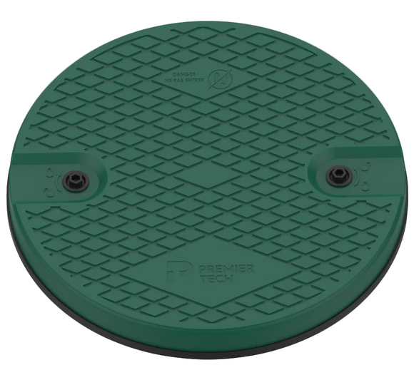 Couvercle PE Injecté D400 Vert - Version 2025