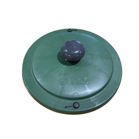 Capot rond D740 polyéthylène vert foncé avec ventilation - EPARCO