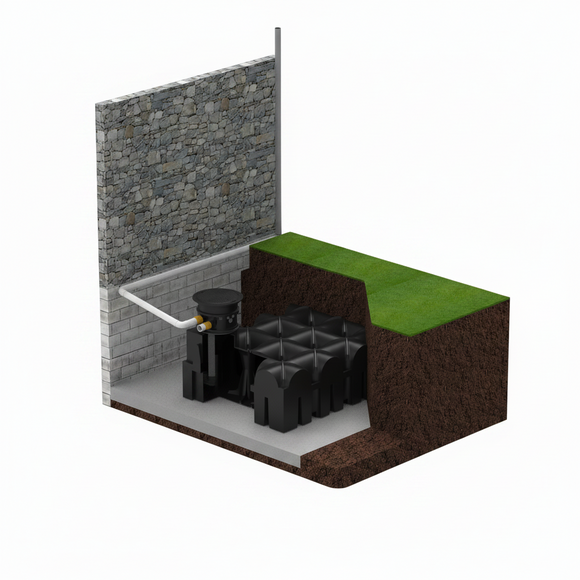 Cuve eau de pluie PLATE - EPARCO