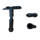 Rallonge de clé 6 pans injectée serrure V2 ECOFLO